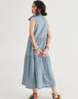 Indigo Star Sleeveless Dress