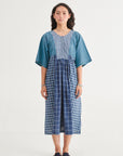 Indigo Turquoise Kaftan Dress