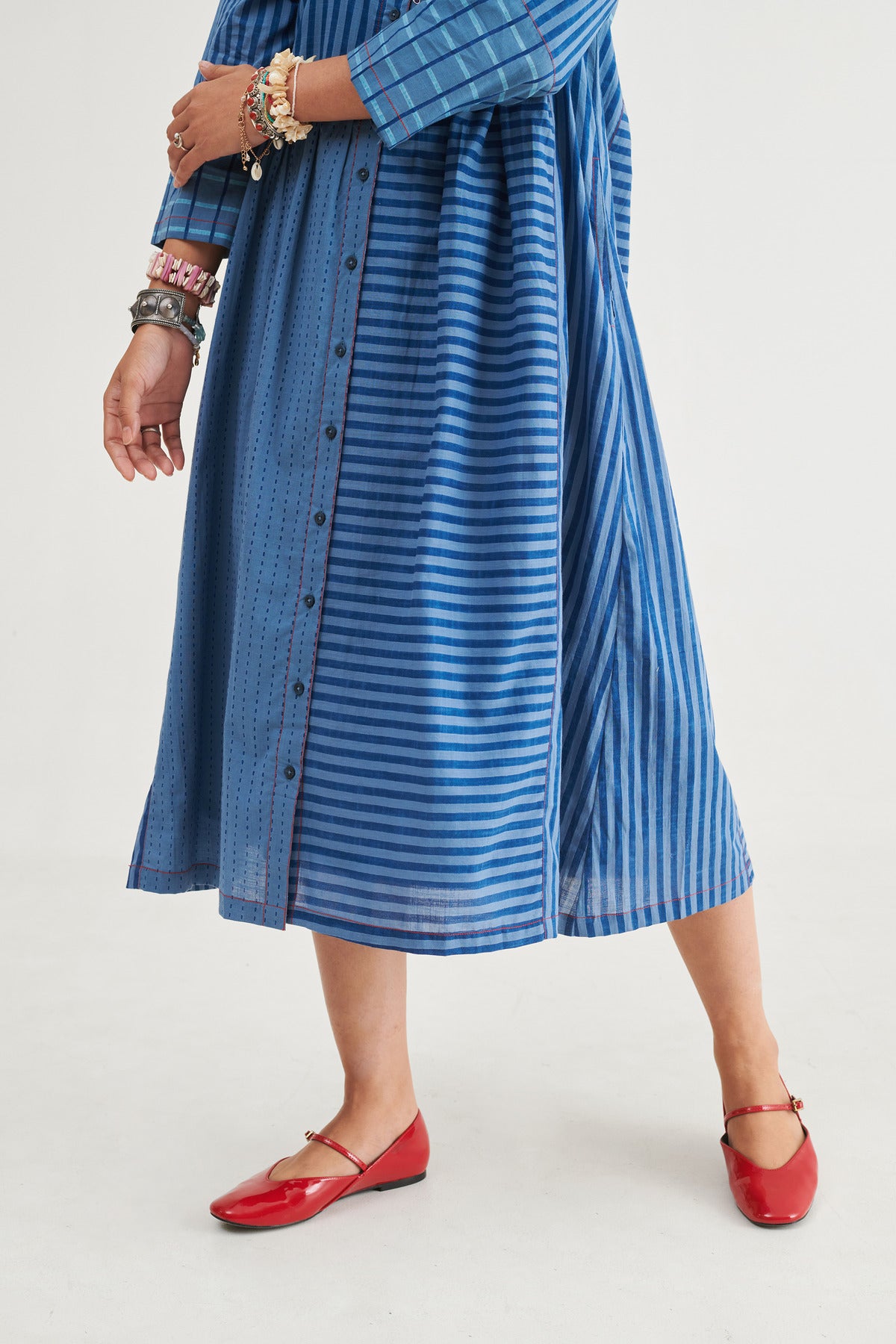 Indigo Panel Dress