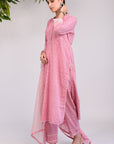 Pink Katha Poppy Kurta